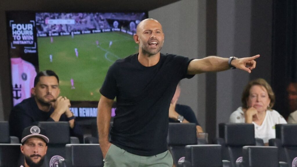 Mascherano en partido del Inter Miami