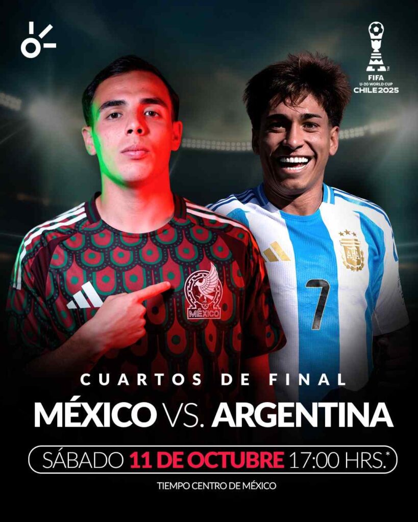 México vs Argentina en vivo el Mundial sub 20