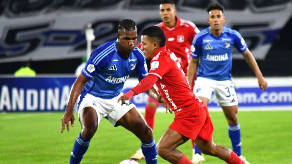 Millonarios vs América por la Liga BetPlay | VizzorImage.