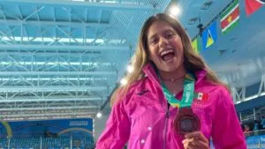 ¡Miranda Grana hace historia! Es la primera mexicana con medalla en una Copa del Mundo de Natación