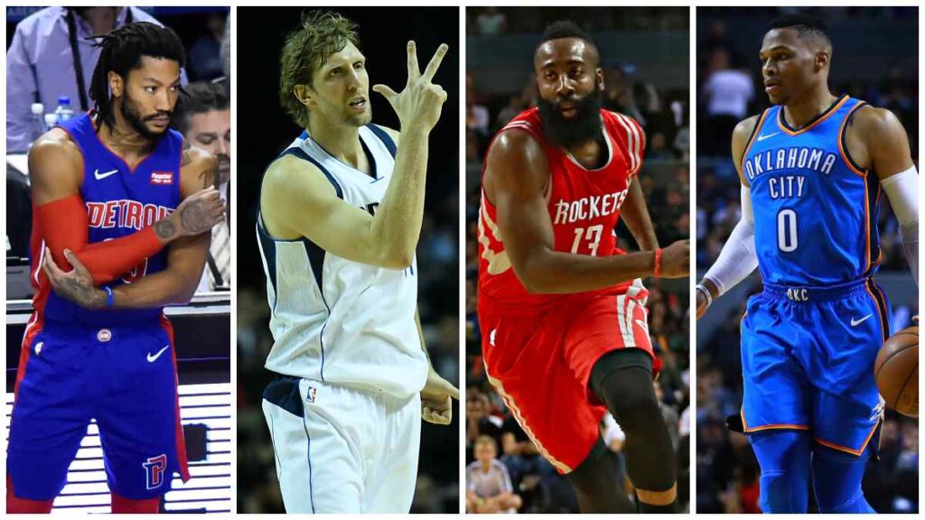 Rose, Nowitzki, Harden y Westbrook, MVPs de la NBA que jugaron en México