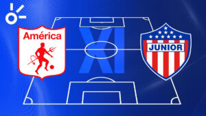 Alineaciones confirmadas de América de Cali vs Junior por la Copa BetPlay 2025