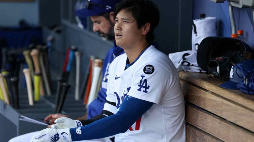 Shohei Ohtani en la serie ante los Phillies
