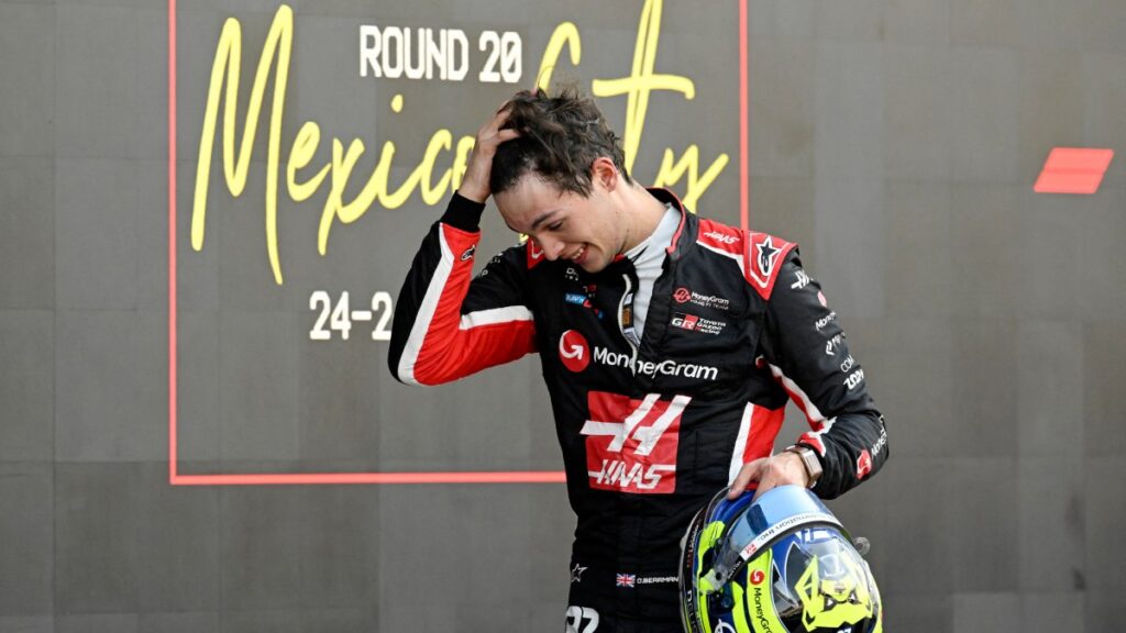 El piloto británico de Haas, Oliver Bearman, realizó la mejor carrera en su historia en la F1 al quedar P4 en el GP de México