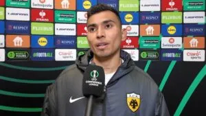 Orbelín Pineda reconoce errores del AEK tras derrota en Conference League