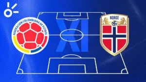 Alineaciones confirmadas del Colombia vs Noruega por el Mundial sub 20