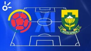 Alineaciones confirmadas de Colombia vs Sudáfrica por el Mundial sub 20 2025