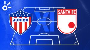 Posibles alineaciones de Junior vs Independiente Santa Fe por la Liga BetPlay 2025-II