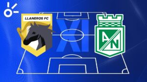 Posibles alineaciones de Llaneros vs Atlético Nacional por la Liga BetPlay 2025-II