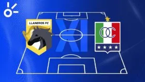 Alineaciones confirmadas de Llaneros vs Once Caldas por la Liga BetPlay Dimayor 2025-II