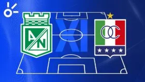 Alineaciones de Atlético Nacional vs Once Caldas por la Copa BetPlay 2025