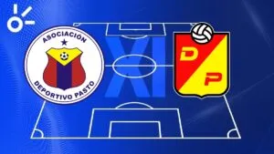 Alineaciones confirmadas del Pasto vs Deportivo Pereira por la Liga BetPlay 2025-II