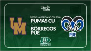 Pumas CU vs Borregos Puebla en vivo la ONEFA 2025: transmisión de la semana 5