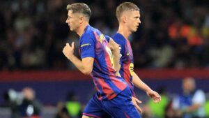 Lewandowski se reintegra a los entrenamientos del Barcelona y apunta al duelo contra Elche