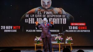 El Hijo del Santo anuncia sus últimas tres funciones y se despide con la máscara intacta