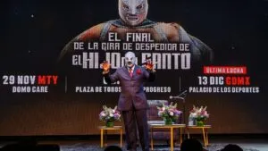 El Hijo del Santo anuncia sus últimas tres funciones y se despide con la máscara intacta