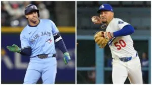 Rosters y posibles rotaciones de pitchers abridores para el Dodgers vs Blue Jays