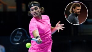 ¿Tsitsipas o Griezmann?: Confunden al tenista griego con el futbolista del Atlético de Madrid 