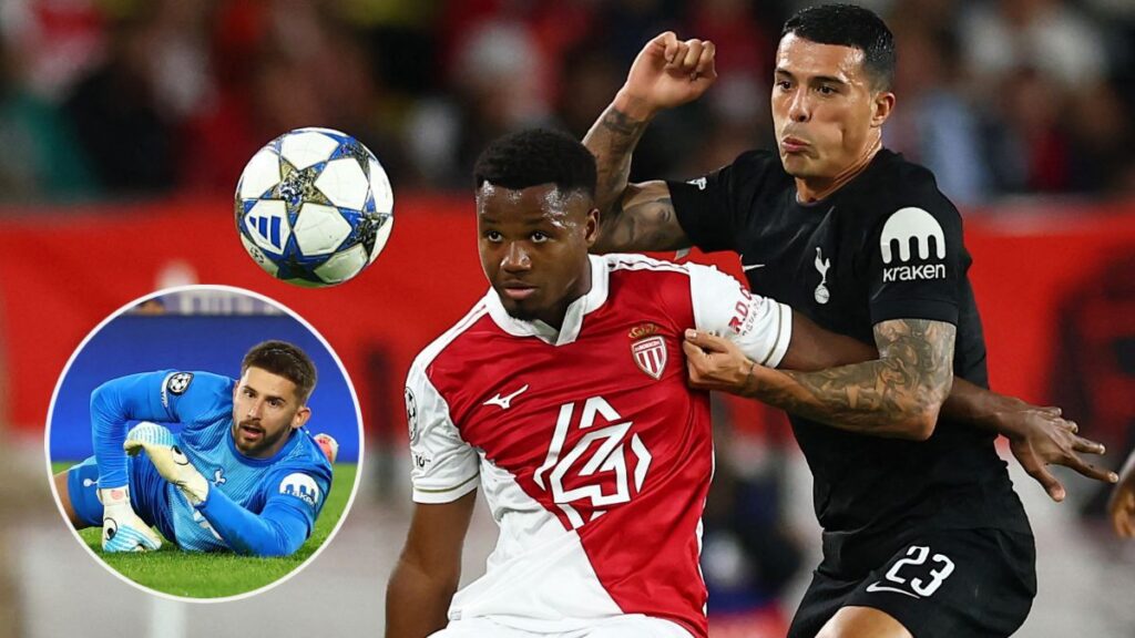 Monaco y Tottenham empatan a cero en la jornada 3 de la Champions League