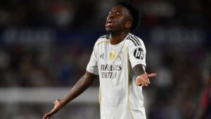 Vinicius, procesado en Brasil por escándalo durante una fiesta