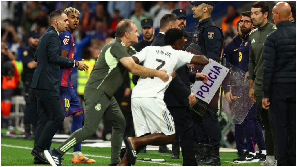 Vinicius Jr y su aparente pelea con Lamine Yamal | Reuters
