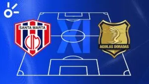 Alineaciones confirmadas de Unión Magdalena vs Águilas Doradas por la Liga BetPlay 2025-II