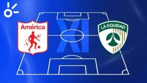 Alineaciones confirmadas de América de Cali vs La Equidad por la Liga BetPlay 2025-II