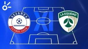 Alineaciones confirmadas de Alianza FC vs La Equidad por la Liga BetPlay 2025-II