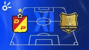 Alineaciones confirmadas del Deportivo Pereira vs Águilas Doradas por la Liga BetPlay 2025-II