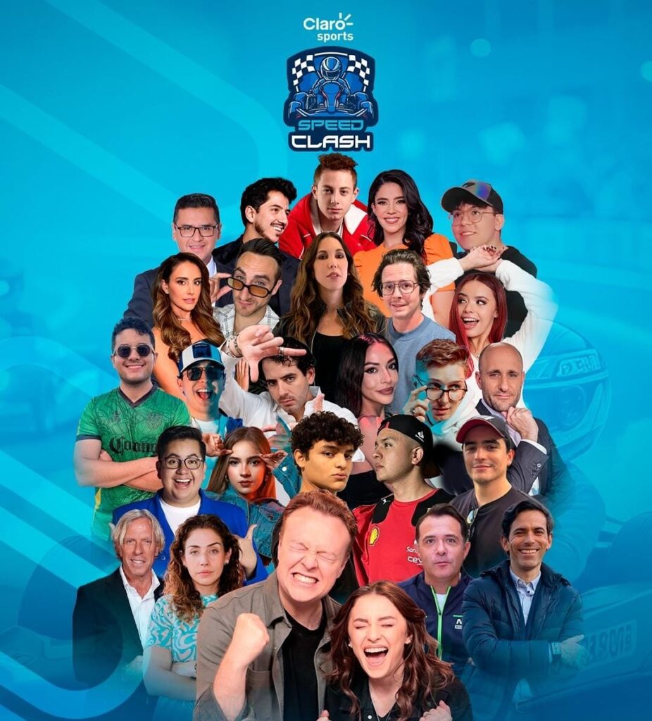 Creadores de contenido que participan en Speed Clash.