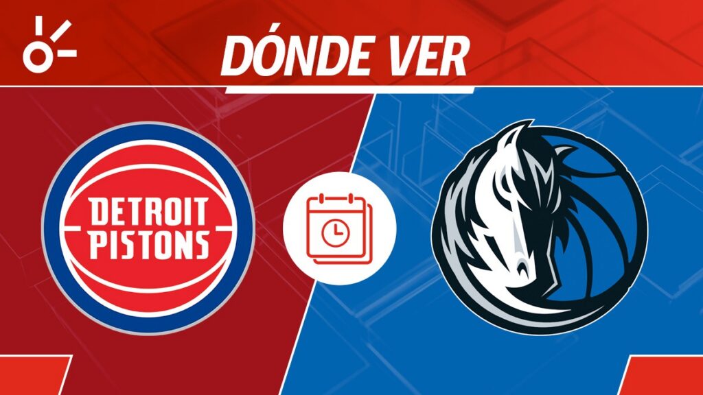 Pistons vs Mavericks: horario y dónde ver