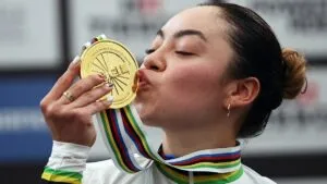 Yareli Acevedo regresó al ciclismo mexicano al mapa mundial