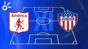Posibles alineaciones de América vs Junior por los cuadrangulares de Liga BetPlay 2025-II