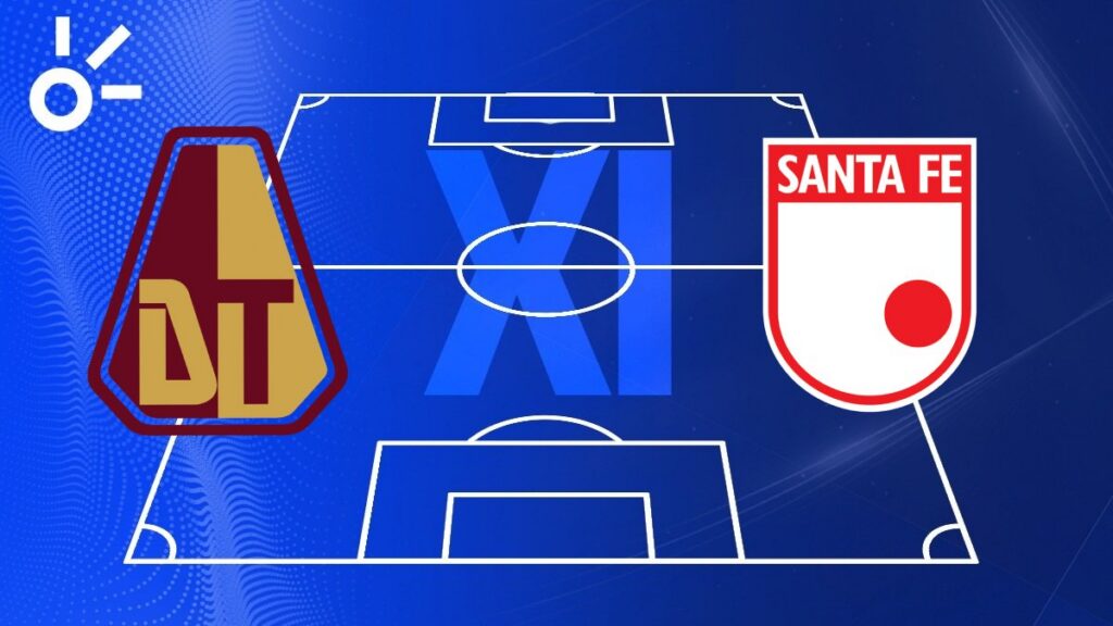 Posible alineación de Tolima vs Santa Fe.
