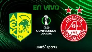 AEK Larnaca vs Aberdeen, en vivo: transmisión partido Conference League en directo