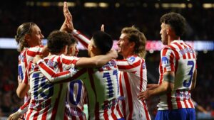 El Atlético de Madrid derrota al Levante con doblete de Griezmann