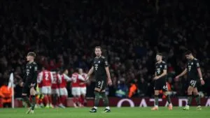 Bayern Munich extrañó a Luis Díaz ante Arsenal