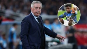 Ancelotti cierra el tema Vinícius tras su enojo en el Real Madrid-Barcelona