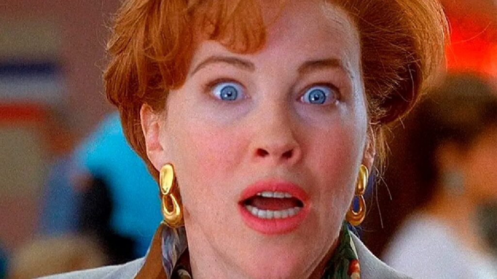 Catherine O’Hara, interpretó a Kate McCallister, la madre de Kevin McCallister, en Mi pobre angelito.