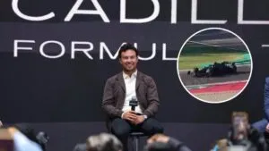 ¡Checo Pérez está de regreso! El mexicano debuta en pista con Cadillac al volante de un Ferrari