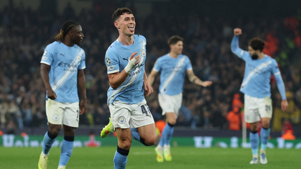 Phil Foden celebra un gol. - Phil Noble, Reuters.