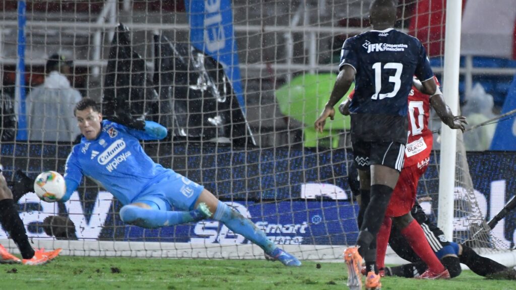 Acción de juego América vs DIM