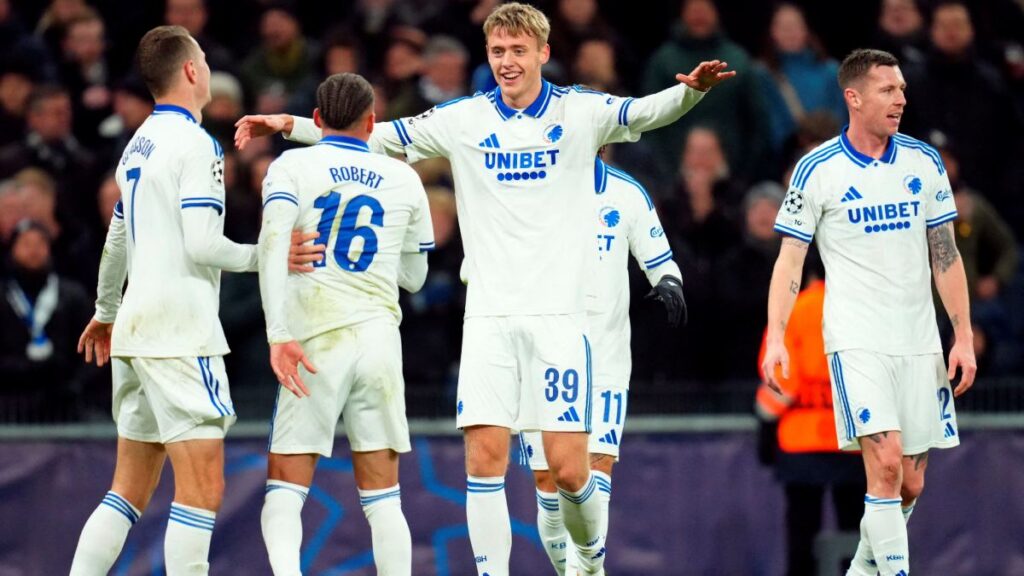 Copenhague consigue su primera victoria en la temporada 2025 de la UEFA Champions League