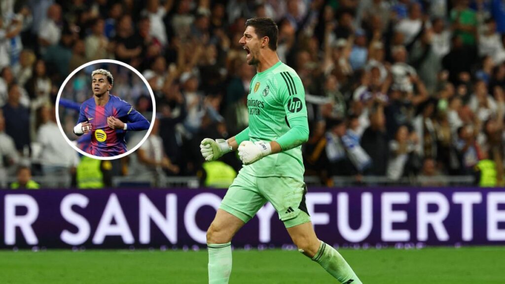 Courtois asegura que palabras de Lamine Yamal motivaron al Real Madrid previo al Clásico