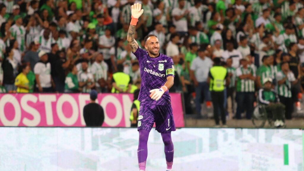 David Ospina celebrando con Nacional | VizzorImage.