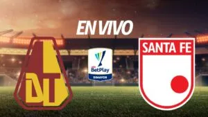 Deportes Tolima vs Independiente Santa Fe, en vivo el partido de la Liga betPlay 2025-II
