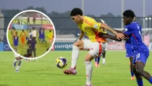 Caos en el Mundial sub 17: pelea desatada tras finalizarse el Colombia vs Francia