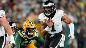 Eagles derrotan a los Packers en un ‘frío’ Monday Night Football