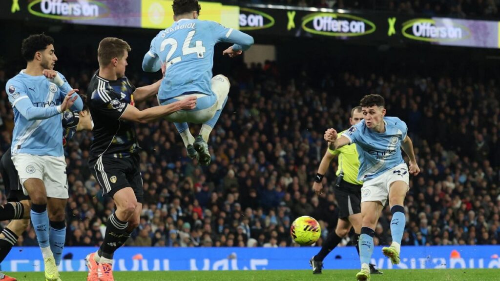 Manchester City vs Leeds United: Phil Foden apareció para darle la victoria la conjunto de Guardiola con dos goles