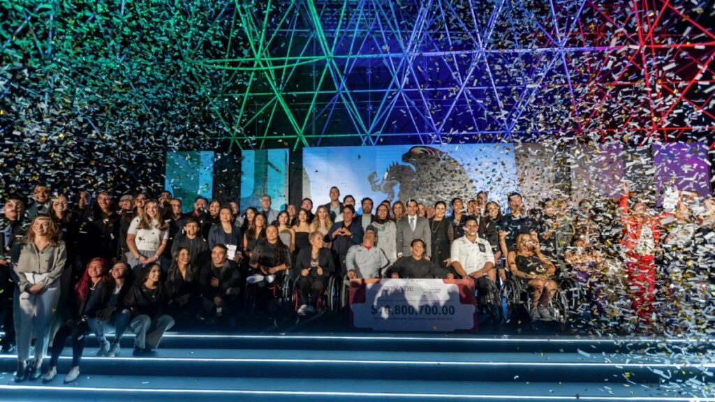 Se celebró a lo mejor del deporte mexicano. Foto X: @conadeoficial